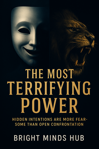 The Hidden Threat: Why Concealed Intentions Instill More Fear Than Direct Confrontation