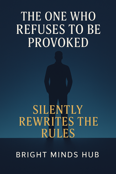The Unprovoked Mind: How Silent Composure Reshapes Power Dynamics